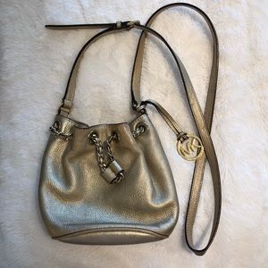 Michael Kors Gold Crossbody Bag